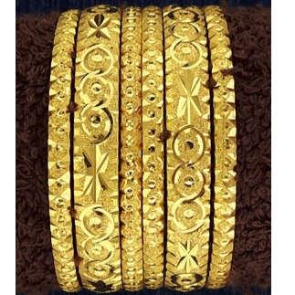 Fine Gold Plated Bangles - Image 4