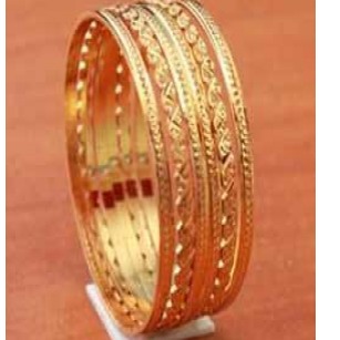 Gorgeous Gold Plated Bangles - Image 2