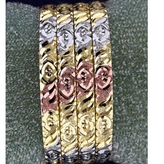 Punching Gold Plated Bangles - Image 4