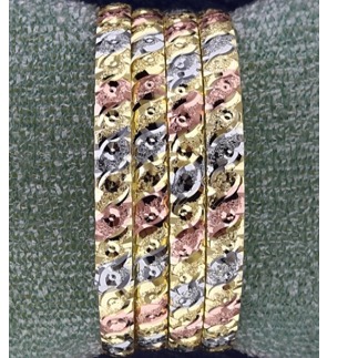 Punching Gold Plated Bangles - Image 3