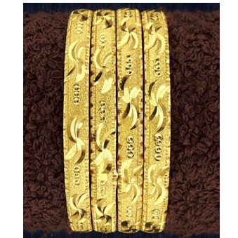 Plain Gold Daily Wear Bangles