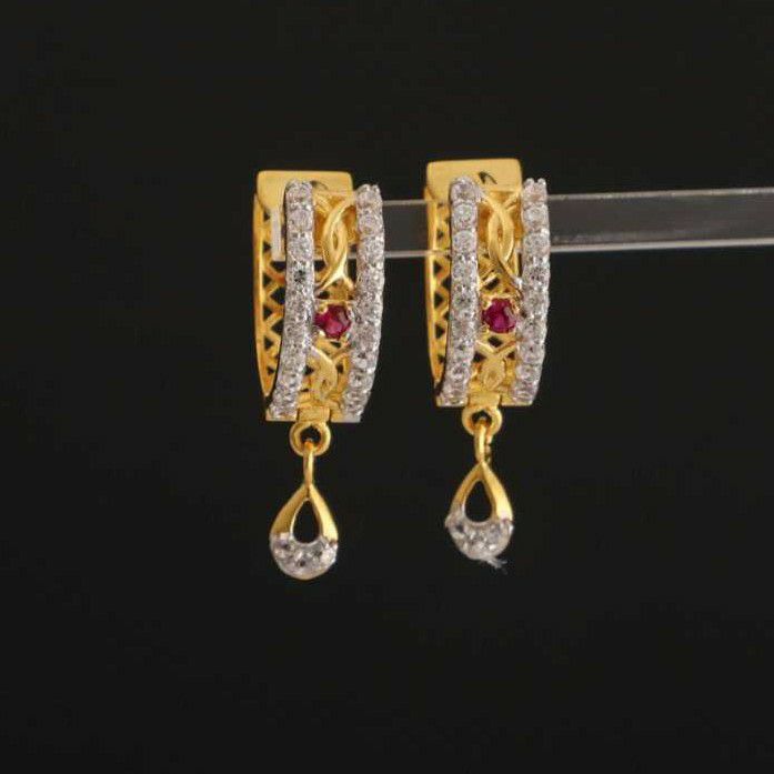 22k Gold Buti Daimand
