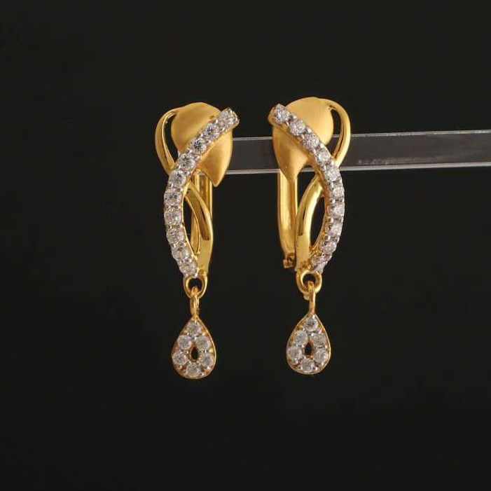 22k Gold Diamond Buti