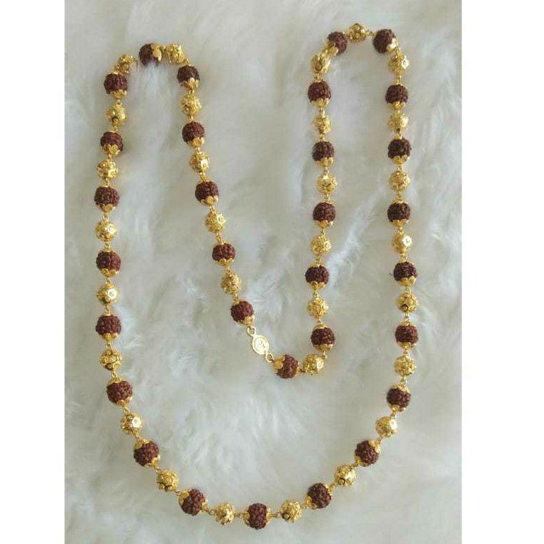 Gold Rudharaksh Mala