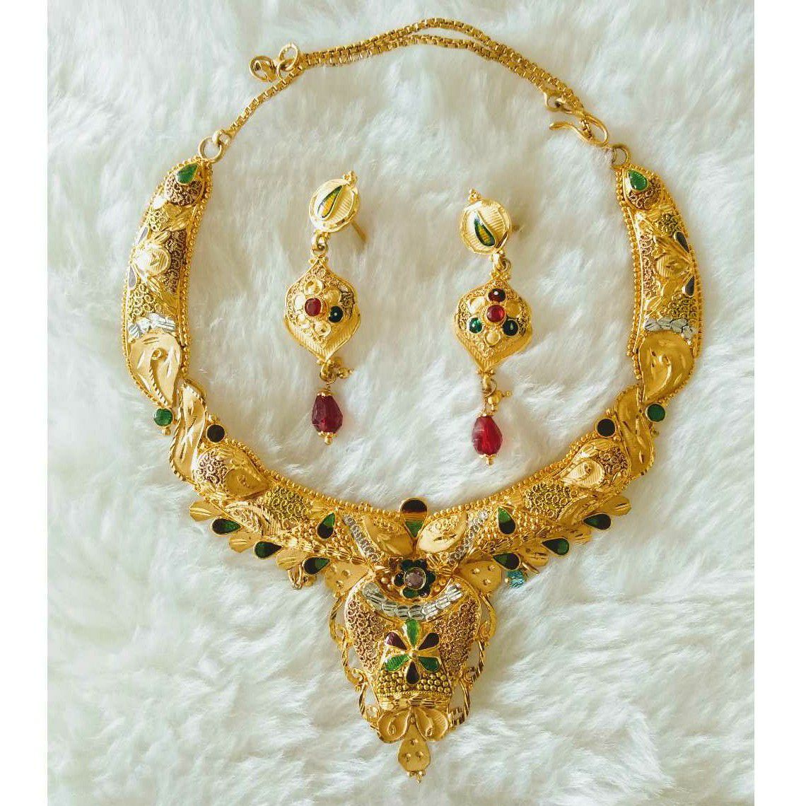 Gold Necklace Set Butii Fancy