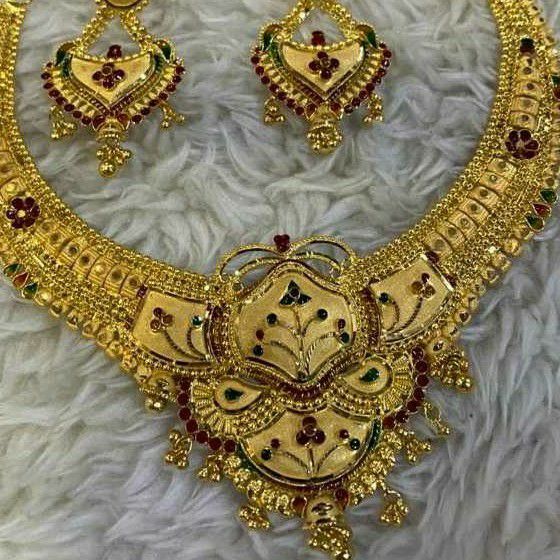 Gold Necklace Set Butii Antique - Image 3
