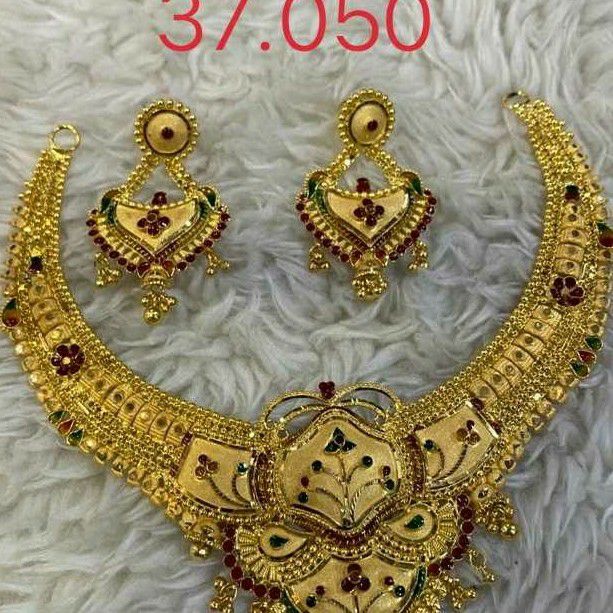 Gold Necklace Set Butii Antique - Image 2