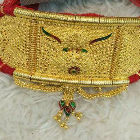 Gold marvadi bajuband - Image 3
