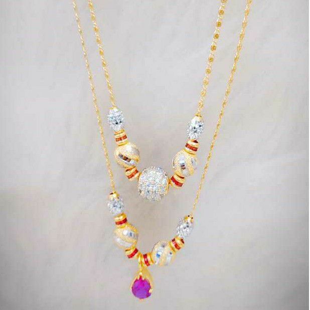 White Gold Nakshi Dijain Dokiya - Image 2