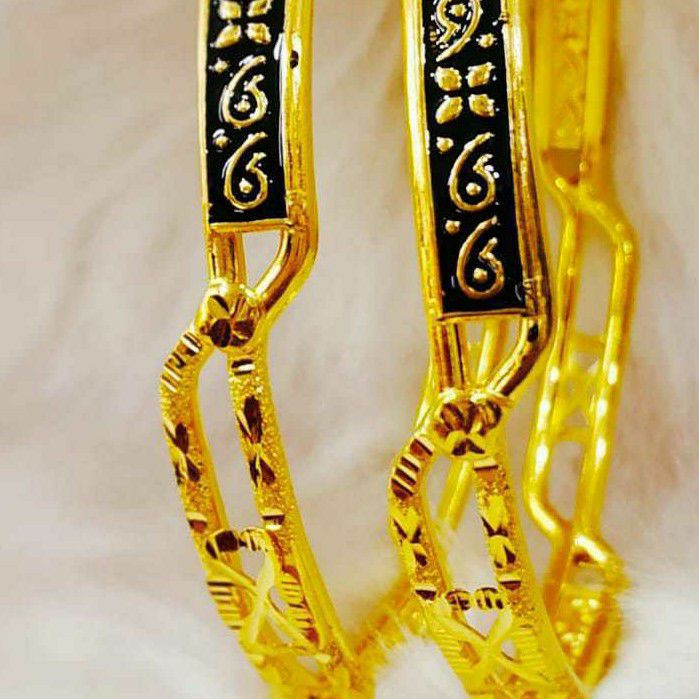 Black gold Nakshi Bangle Kadala - Image 3