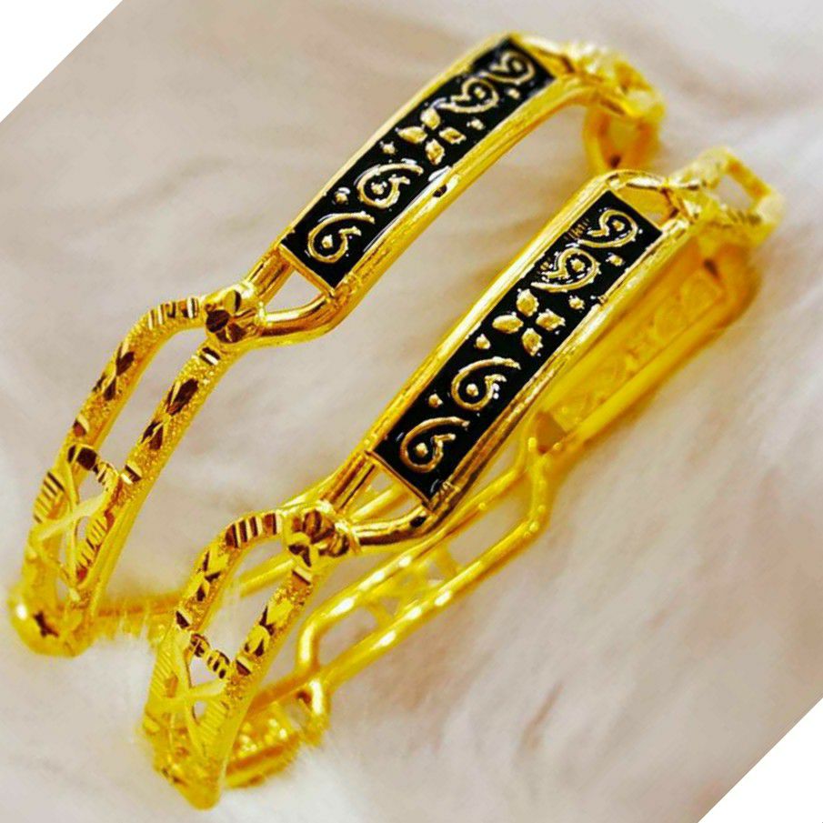 Black gold Nakshi Bangle Kadala - Image 2