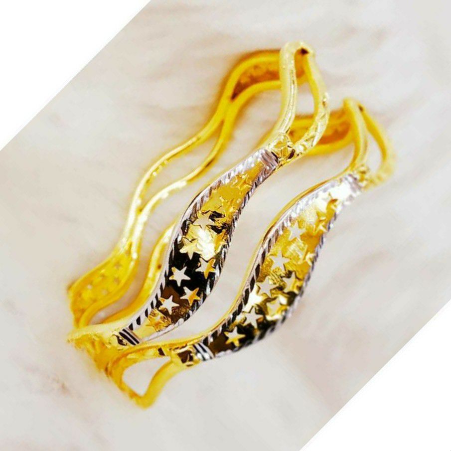 White gold Naksi Bangle Dijain - Image 2
