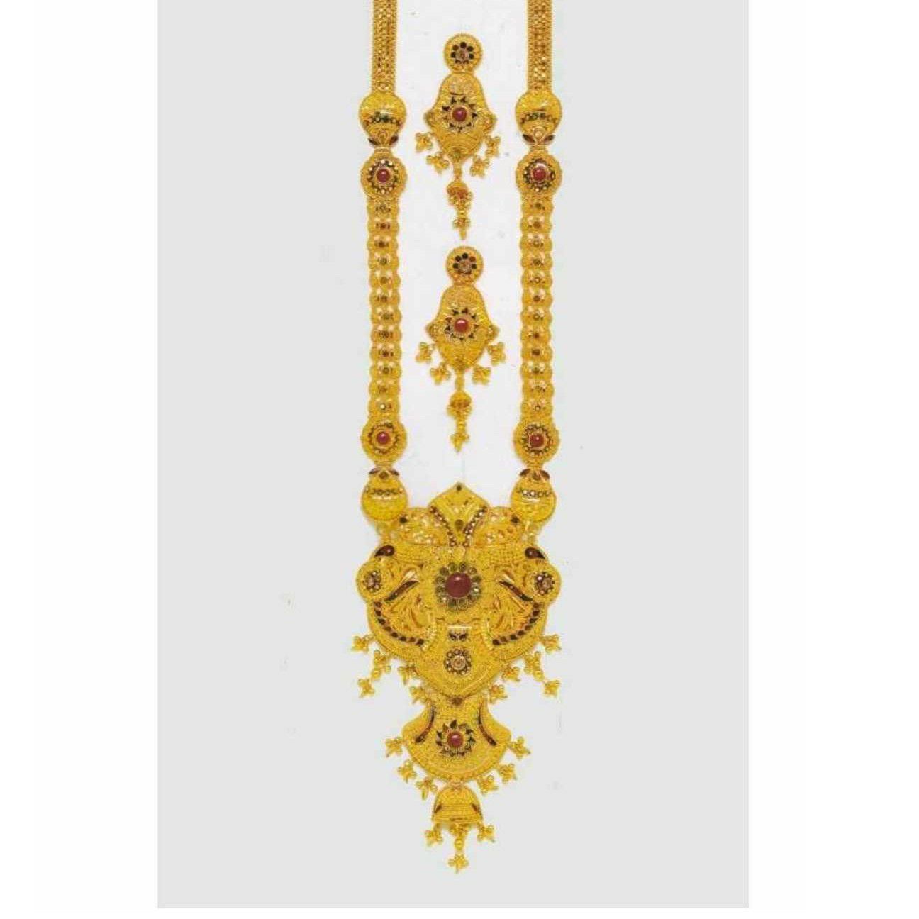 22k gold 916 long fancy set buti