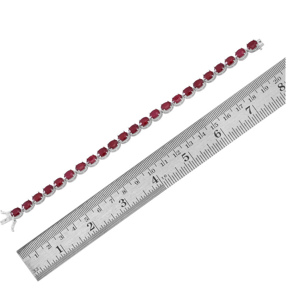 Ruby Tennis Bracelet - Image 2