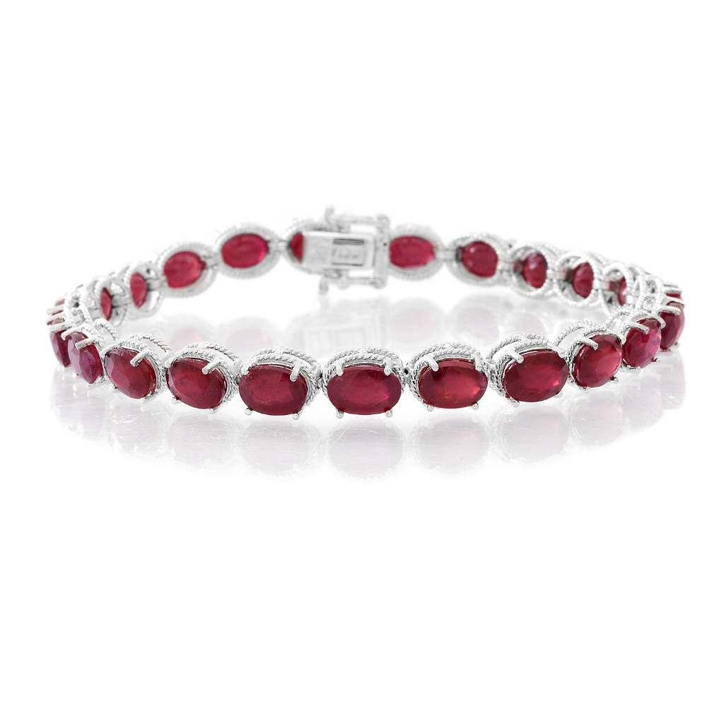 Ruby Tennis Bracelet