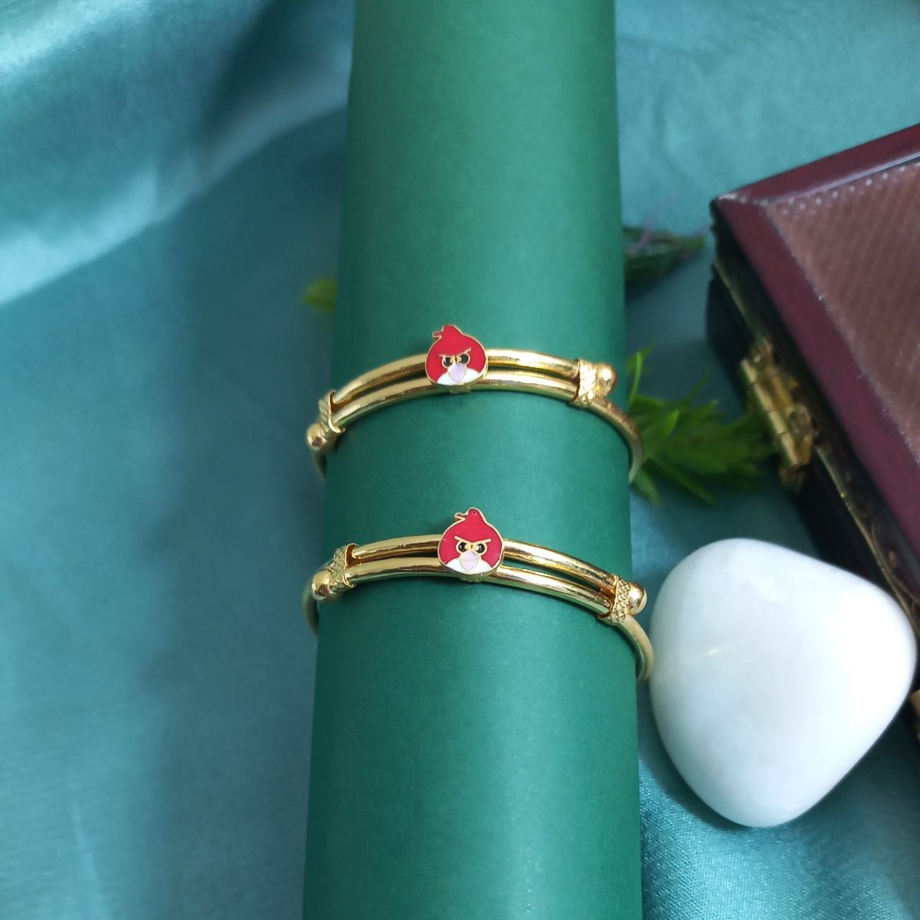22K Gold Angry Bird Design Baccha Kadali