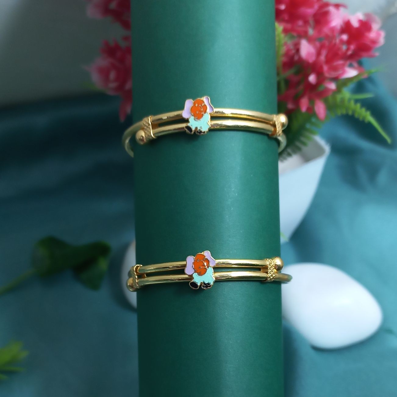 916 Gold Bangle For Kids