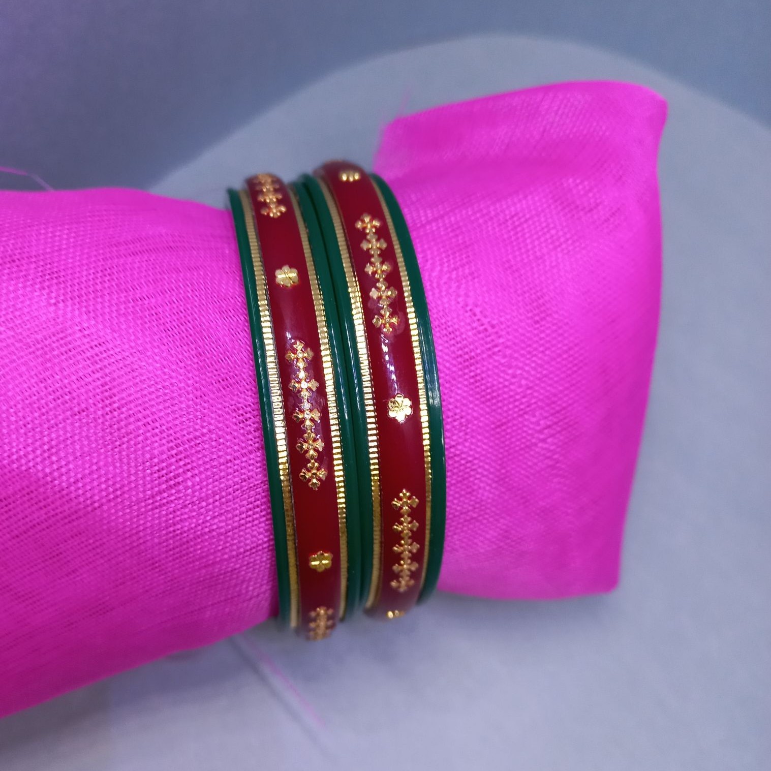 22KT Gold Light Wear Design Plastic Kangan