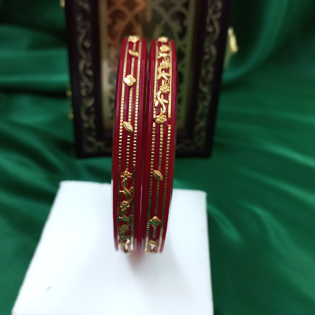 22kt light weight gold chudi