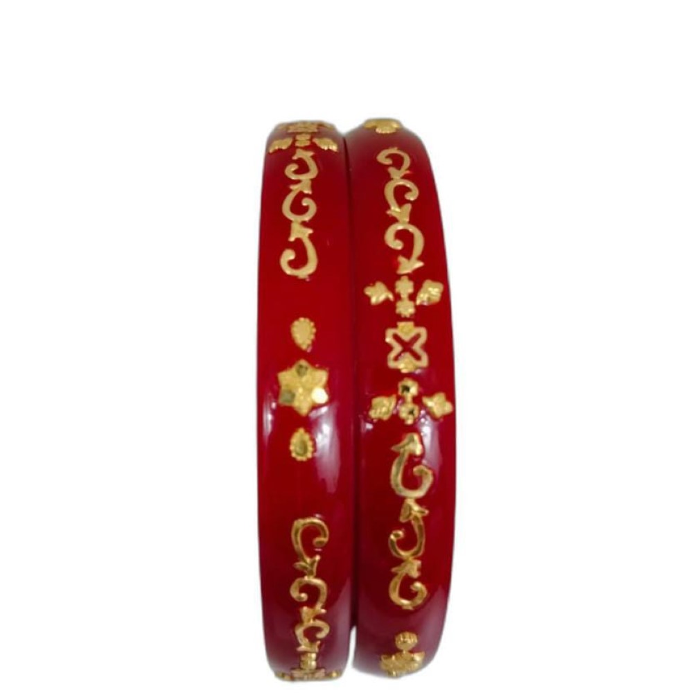 Gold Art Work fancy marwadi bangles