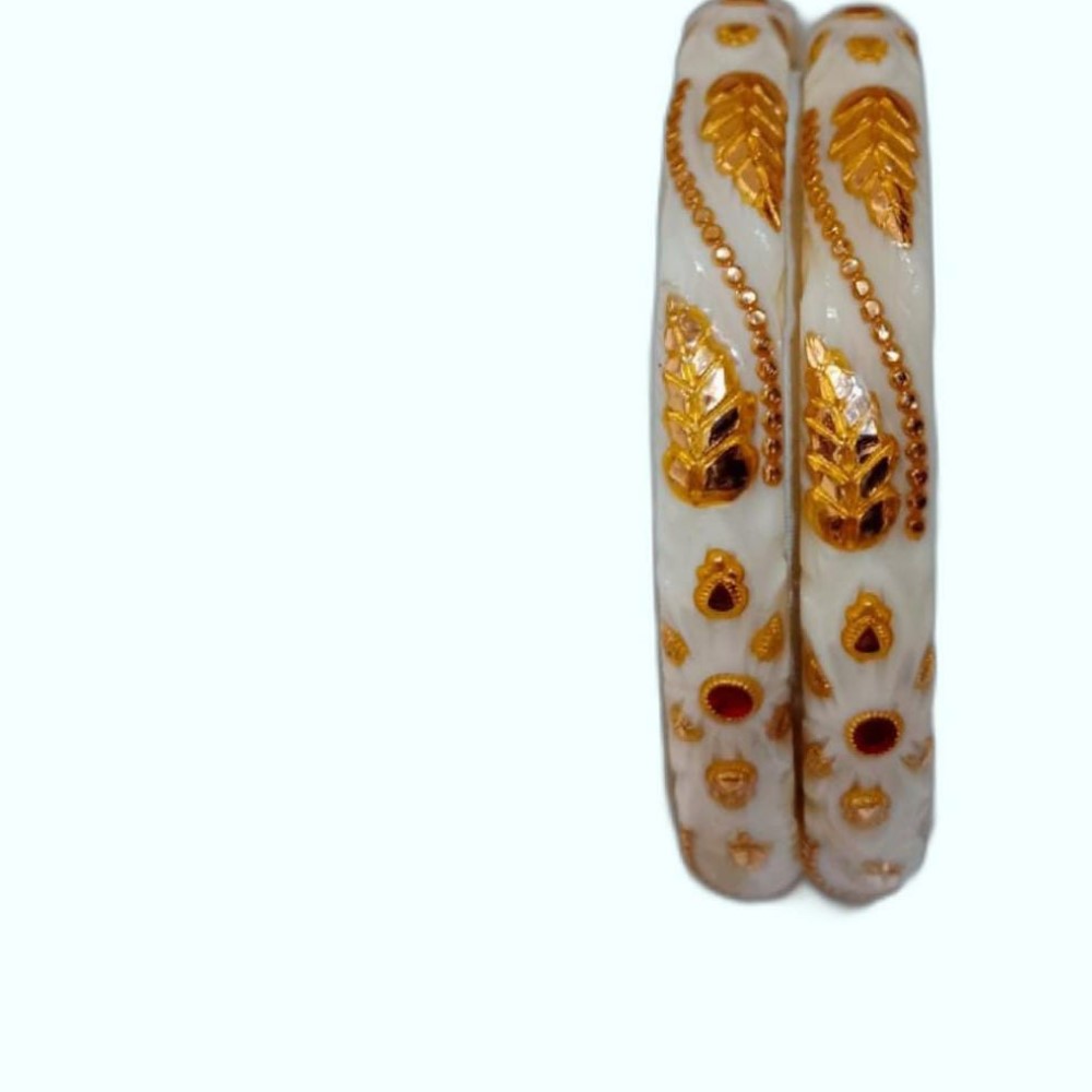 Gold Art Work rajwadi bangle for women