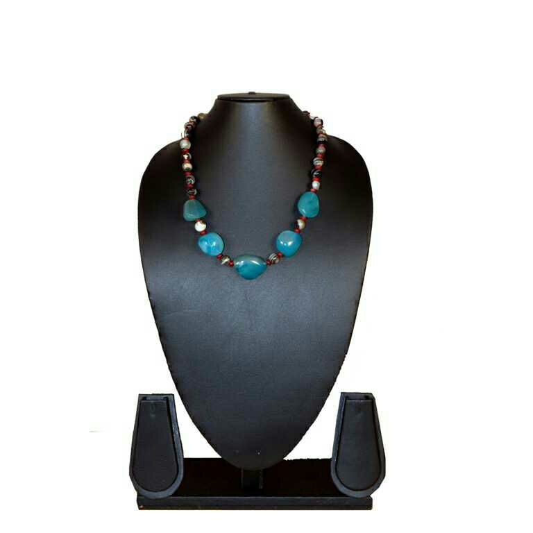 Attractive Blue Stone Necklace