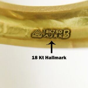 18 Kt Yellow Gold Handmade Slip-On Bracelet Bangles 32 Gms (4 Pieces)