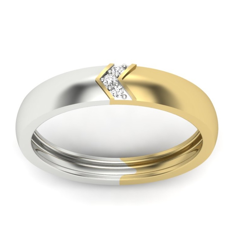 18KT Yellow Gold Aariyan Diamond Wedding Ring