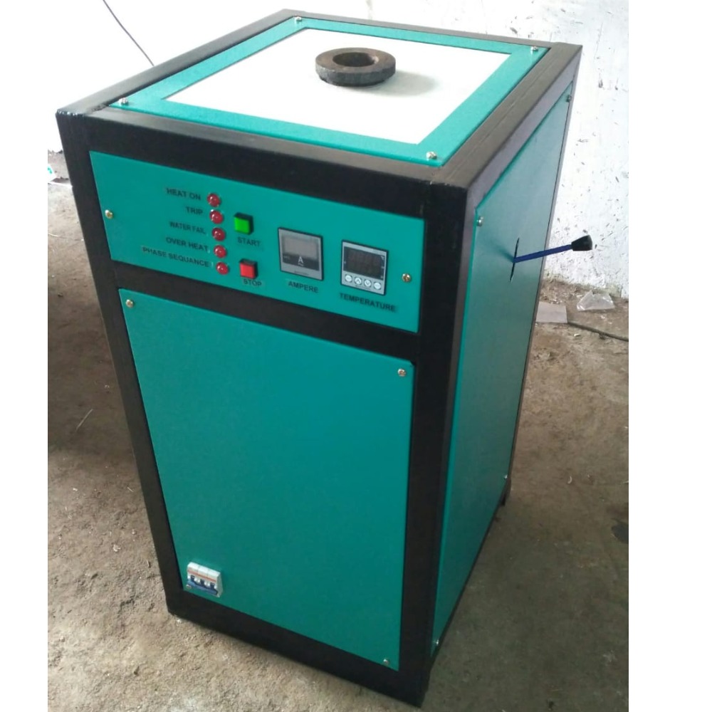 Induction silver melting furnace