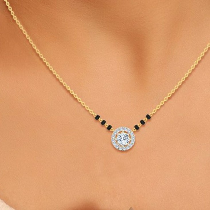 916 Gold hallmark Mangalsutra