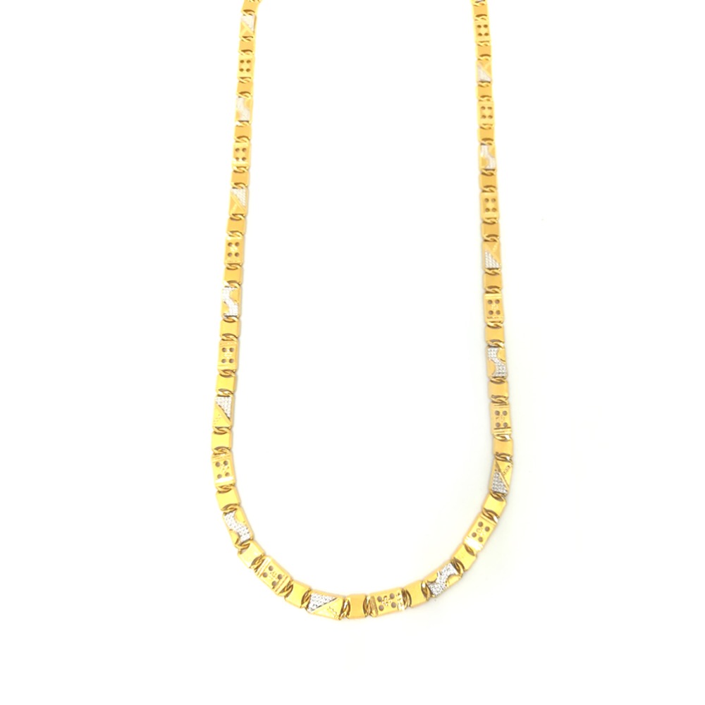 916 gold fancy thick gents chain