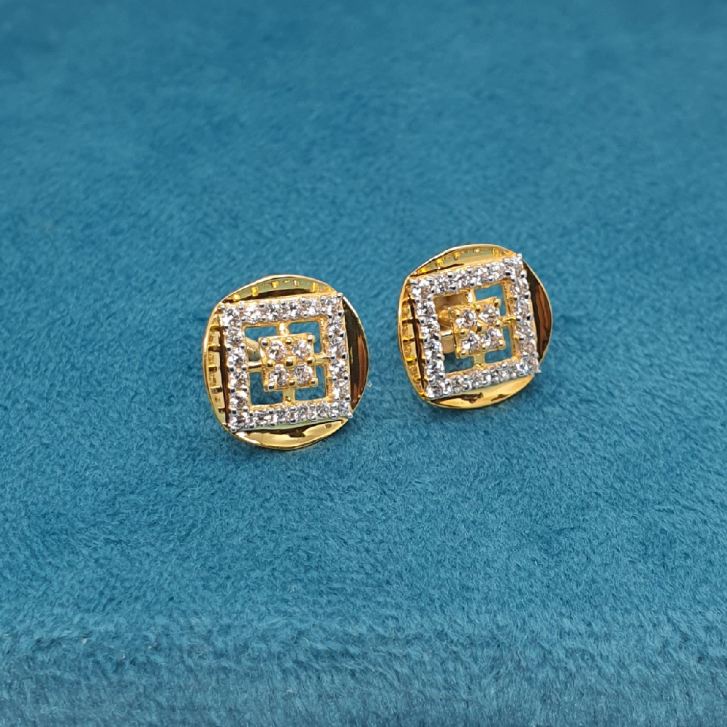 18.k Gold Diamond Earrings