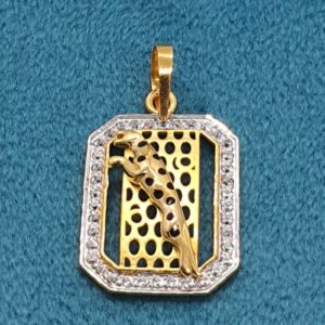 18.k Gold Jaguar Design Gents Pendant