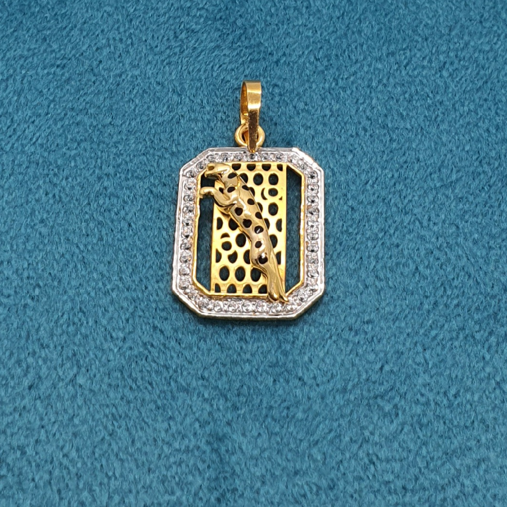 18.k Gold Jaguar Design Gents Pendant