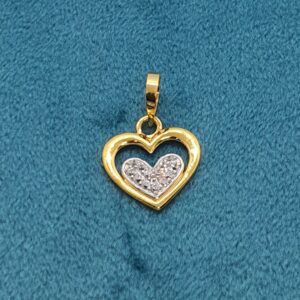 18.k Gold Heart Shape Ladies Pendant