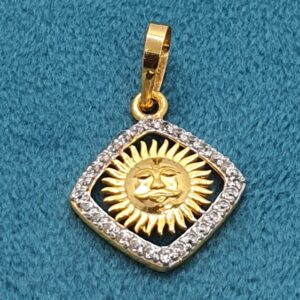 18.k Gold Surya Gents Pendal