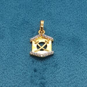 18.k Gold Diamond Gents Pendant