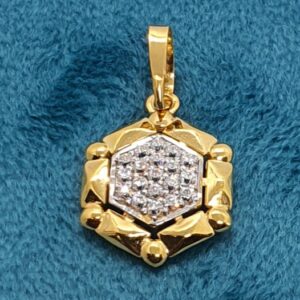 Gold 18.k Diamond Fancy Pendant