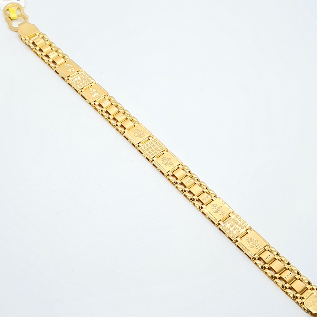 91.6 Gold Casting Gents Bracelet