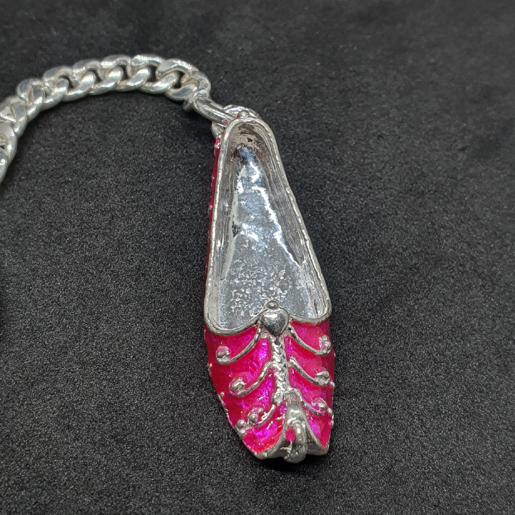 Silver Fancy Shoes Keychain - Image 2
