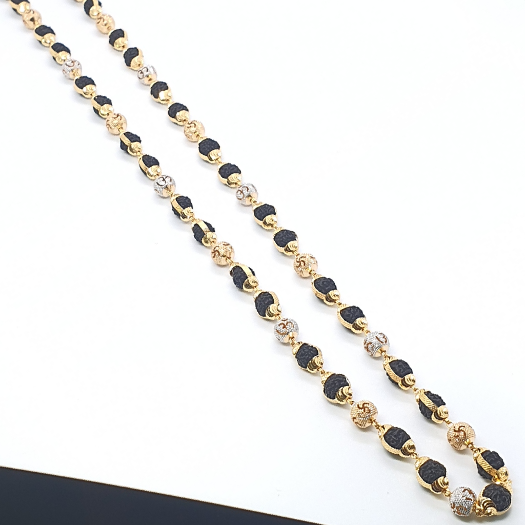 22.k Gold Fancy Mala