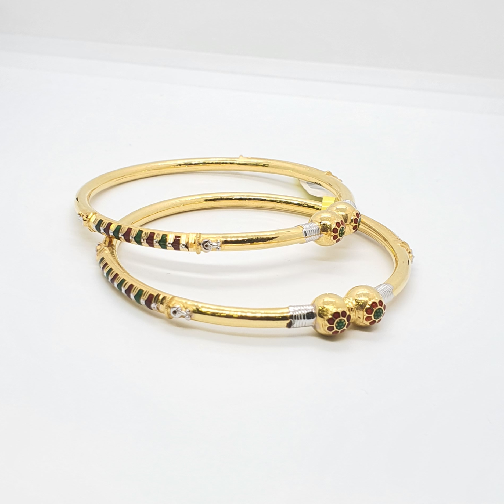 22.k Gold Fancy Bangles