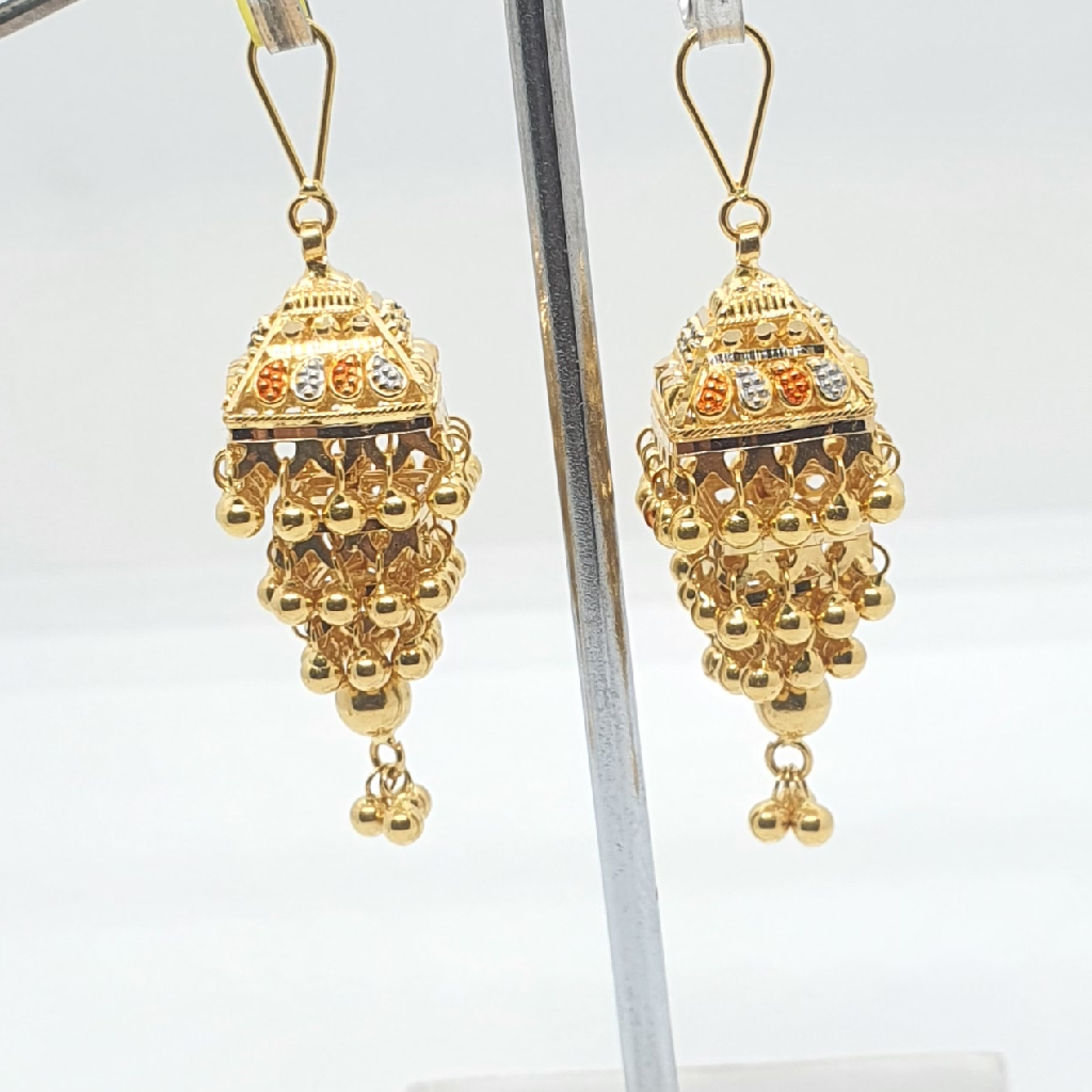 Gold 22.k Fancy Kalakatti Jhumar