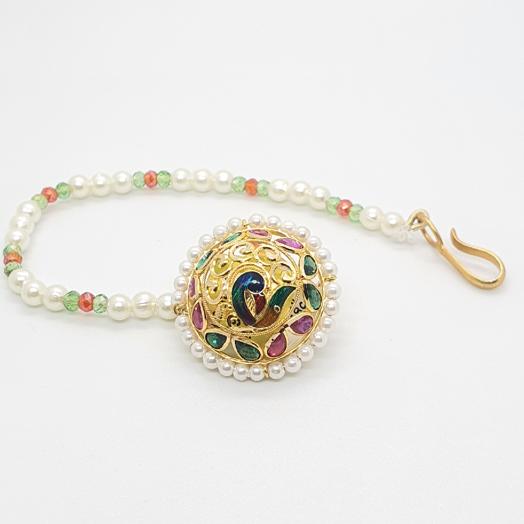 18.k gold antique rajwadi bor