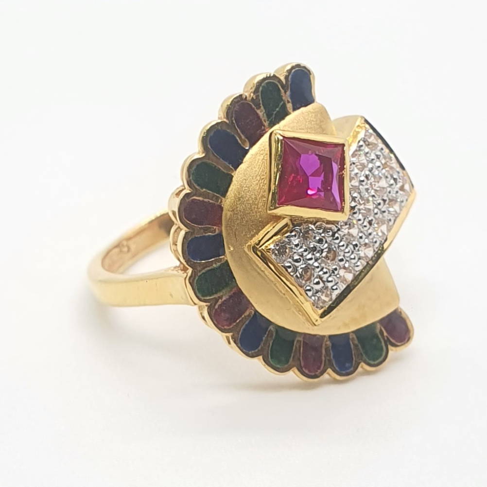 22.k 91.6 Diamond Rings - Image 2