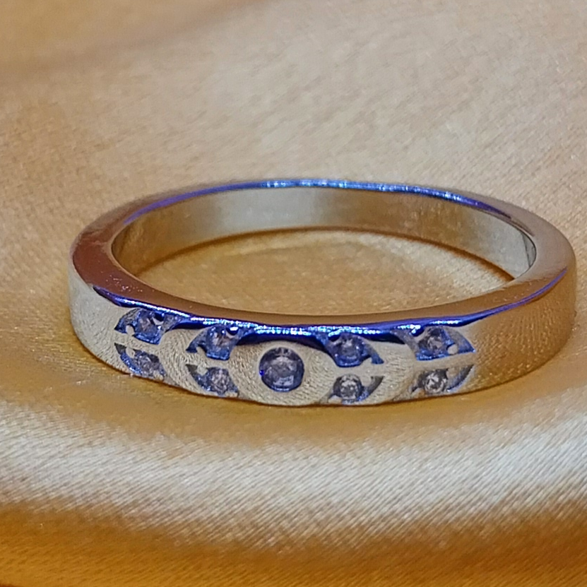 Silver 92.5 Ladies Fancy Ring - Image 2