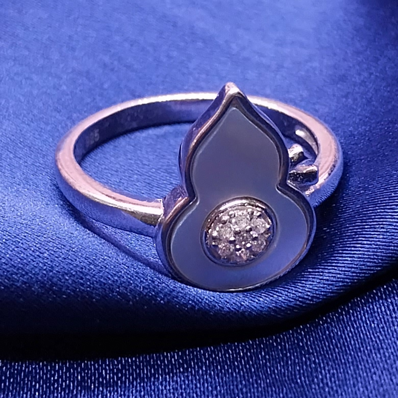92.5 Silver Fancy Ladies Ring - Image 2