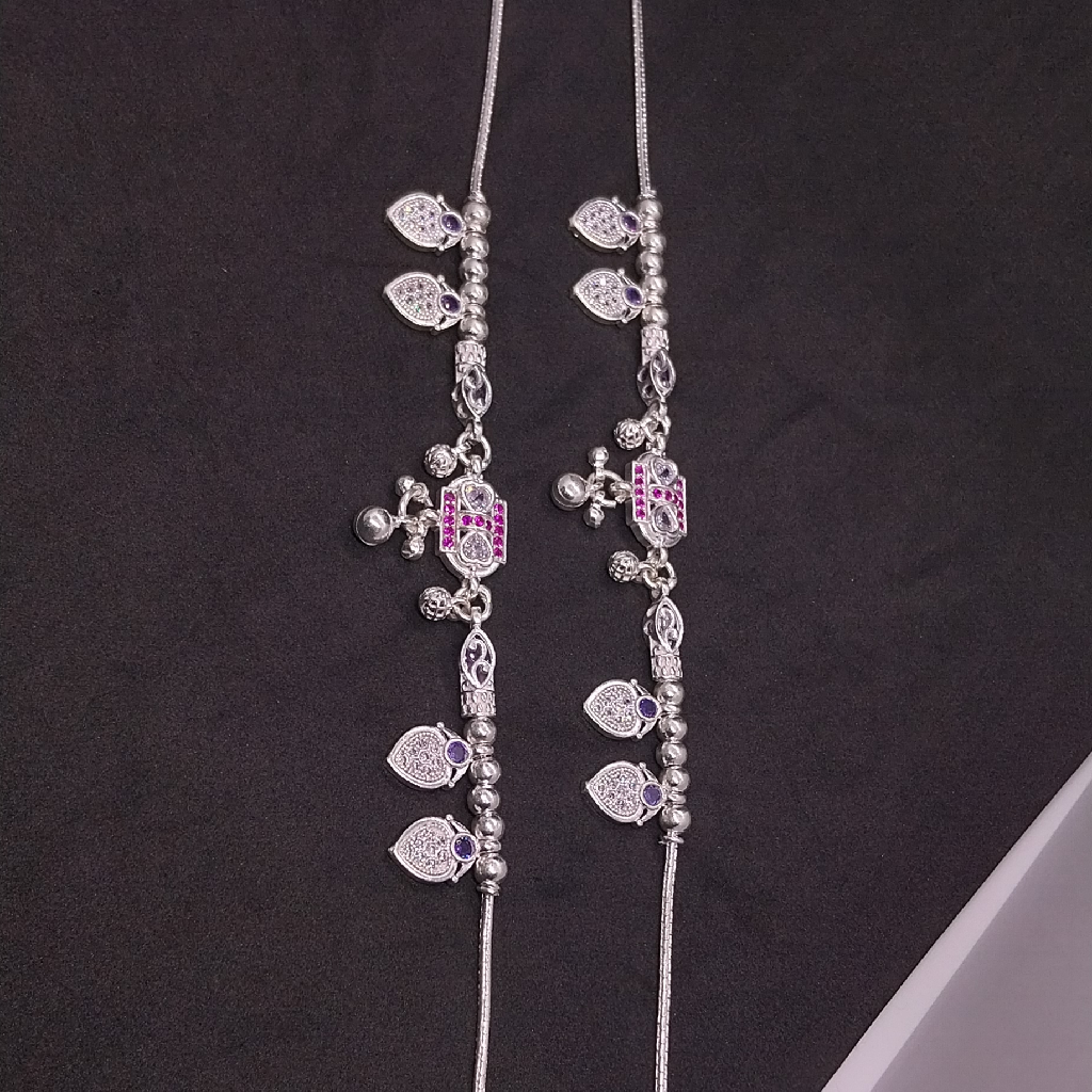 Silver Ladies Payal - Image 3