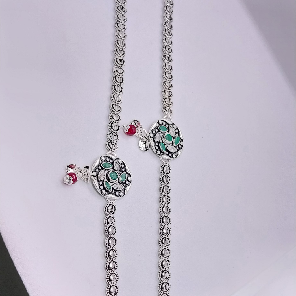 Silver Antique Ladies Payal