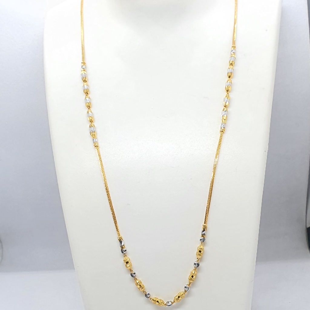 Gold 22.k Fancy Design Ladies Chain